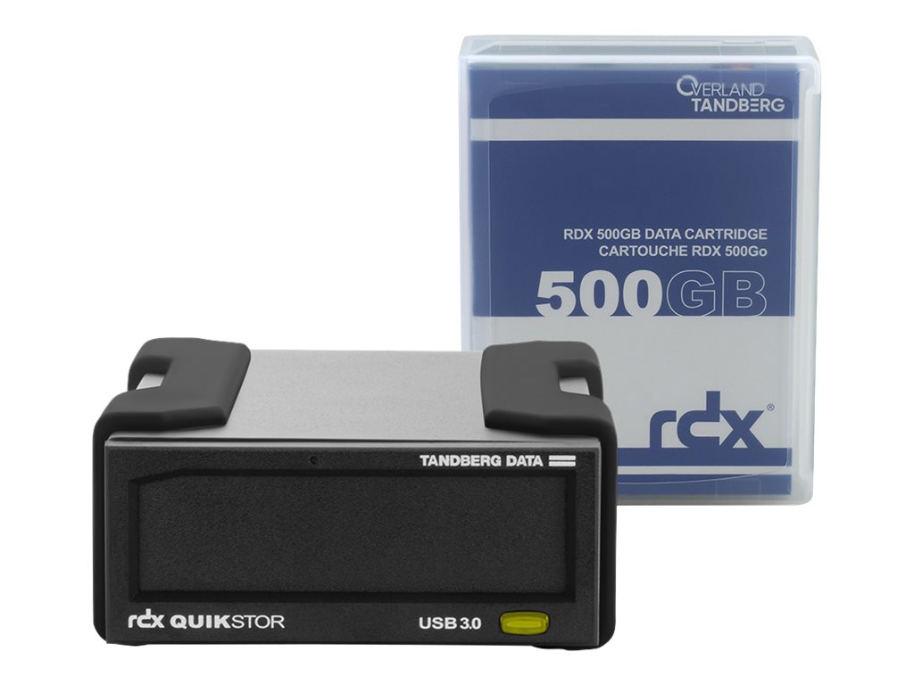 Overland-Tandberg 8863-RDX dispositivo di archiviazione di backup Disco di archiviazione Cartuccia RDX 500 GB