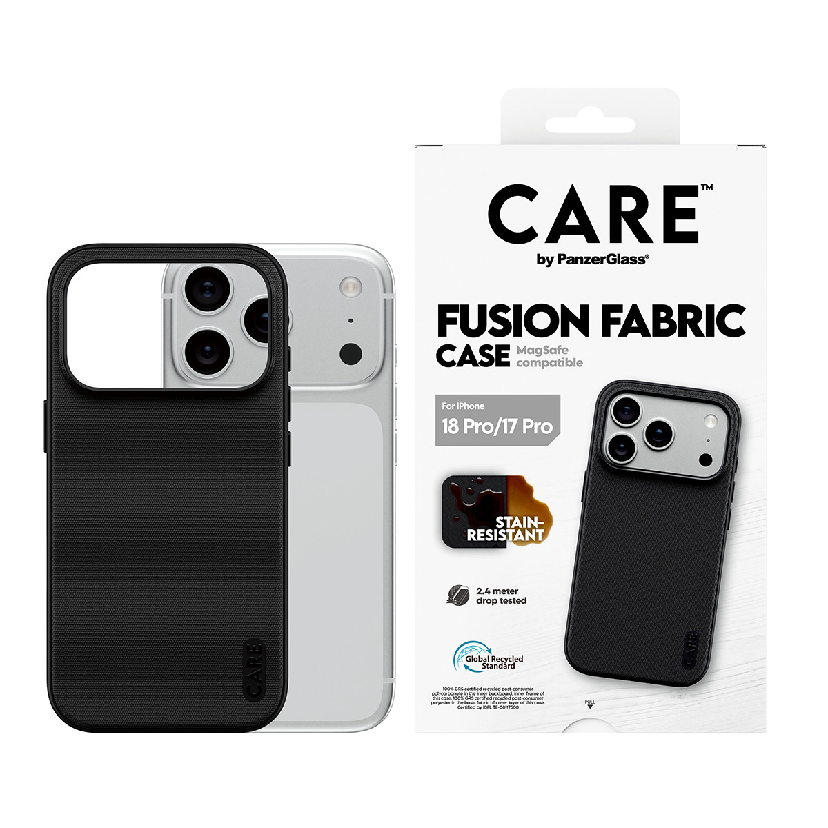 PanzerGlass CARE by PanzerGlass Fusion Fabric - Schutzabdeckung f�r Mobiltelefon