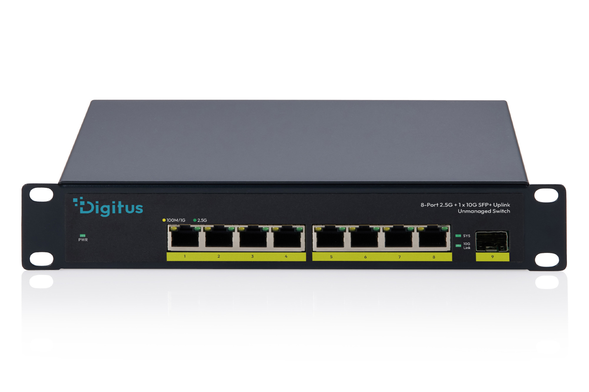 Digitus 10 2.5G 8-Port Unmanaged Switch with 1� 10G SFP+
