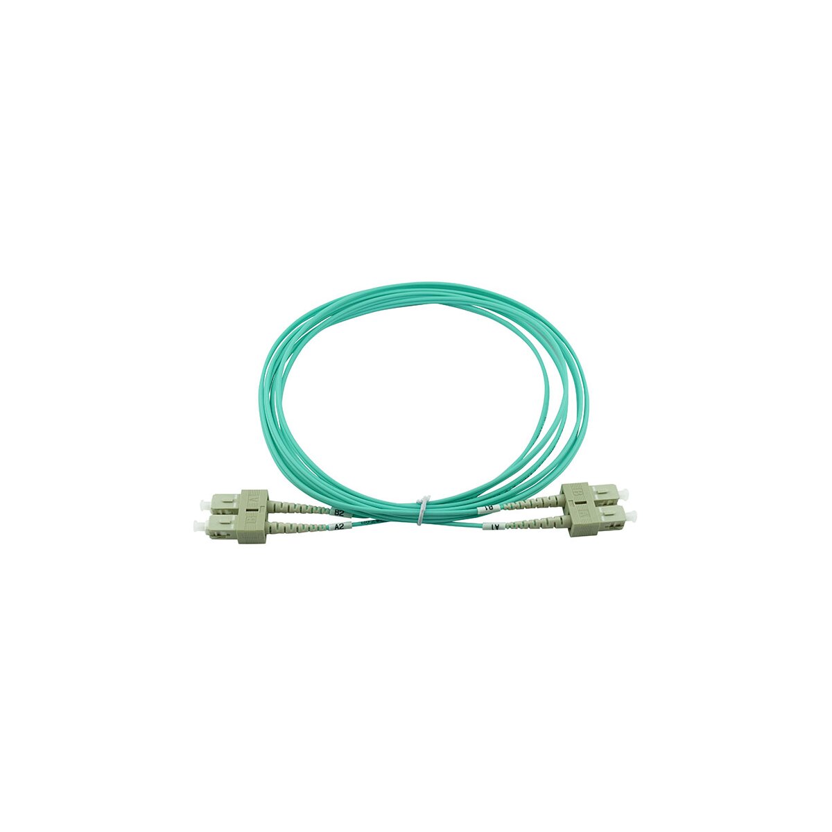 BlueOptics SFP3232EU7.5MK fibre optic cable 7.5 m SC OM3 Green