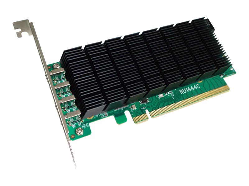 HighPoint RocketU 1444C - USB-Adapter - PCIe 3.0 x16 Low-Profile