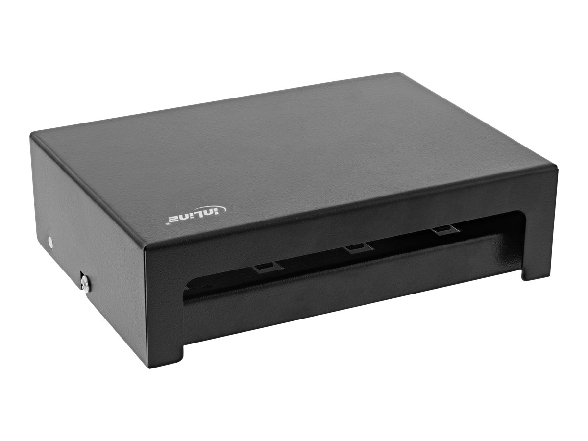 InLine Desktop Consolidation Point Box 8x Keystone RJ45, metal, black RAL9005