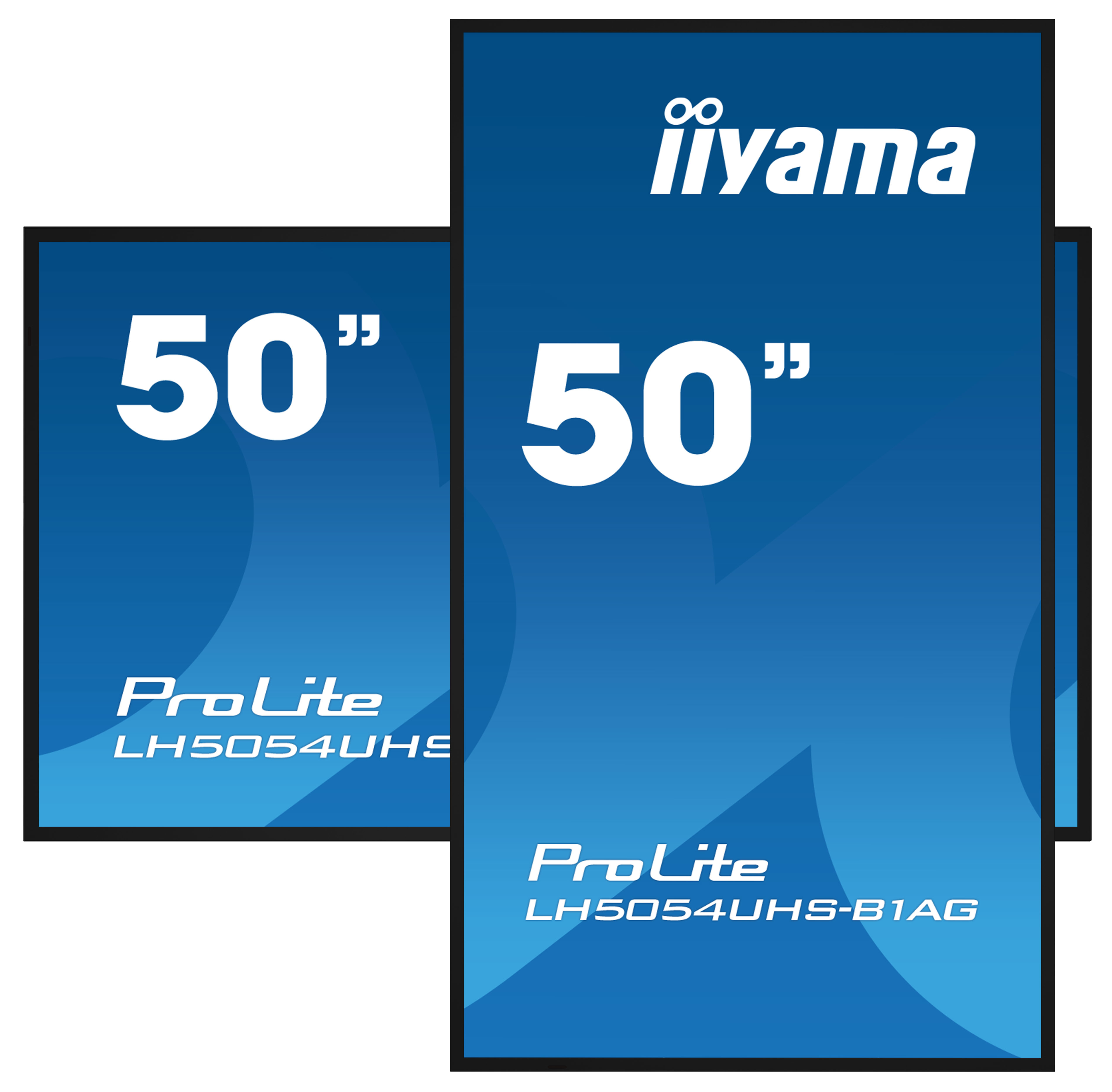 iiyama LH5054UHS-B1AG Signage Display Digital signage flat panel 125.7 cm (49.5) LCD Wi-Fi 500 cd/m� 4K Ultra HD Black Built-in processor Android 11 24/7