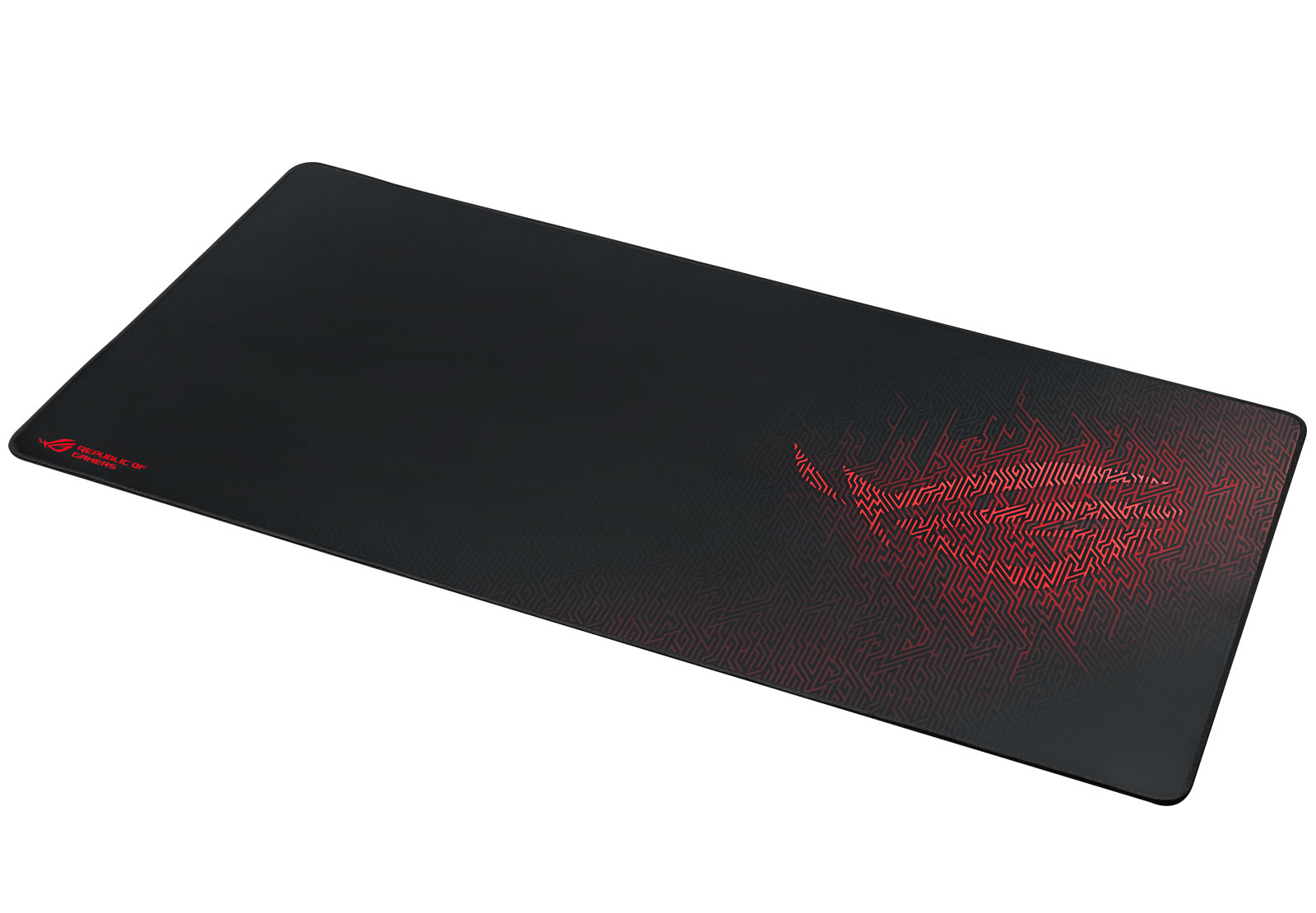ASUS ROG Sheath - Noir - Rouge - Image - Base antidérapante - Tapis de  souris de jeu