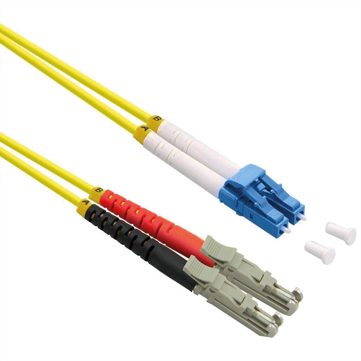 ROLINE 21.15.9512 cable de fibra optica 2 m E-2000 (LSH) LC OS2 Amarillo