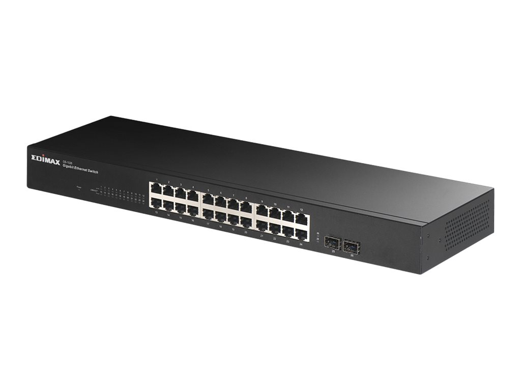 Edimax GS-1026 - V3 - Switch - 24 x 10/100/1000 + 2 x SFP