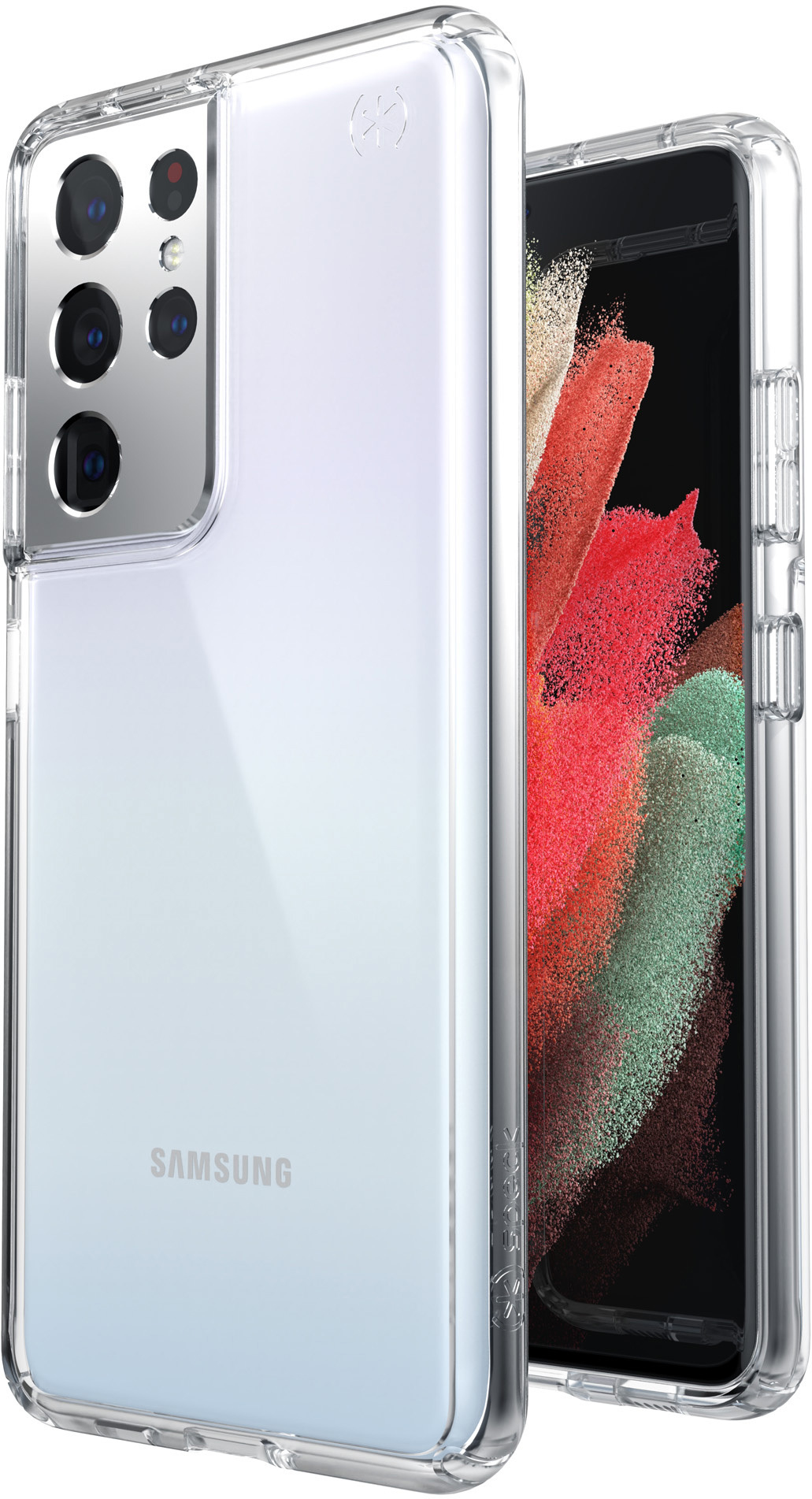 Speck Presidio Perfect Clear Samsung Galaxy S21 Ultra - with Microban