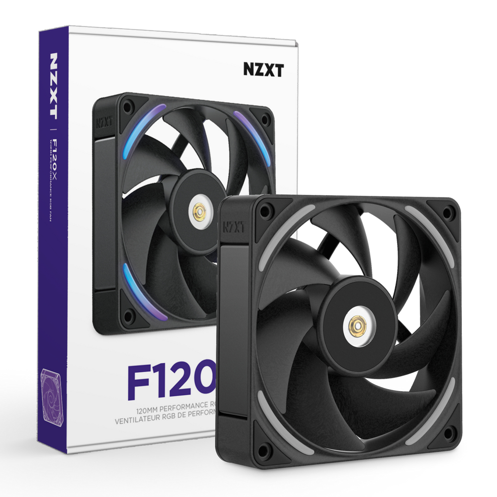 NZXT F120X Boitier PC Ventilateur 12 cm Noir 1 pi�ce(s)