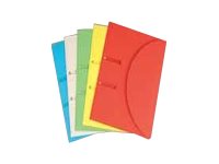 Elco ordo collecto - Aktenmappe mit 3 Klappen - f�r 220 x 310 mm - Intense Blue, Intense Yellow, Intense Green, Intense Red, Chamois hell (Packung mit 10)