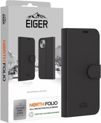 Eiger North Folio Case Google Pixel 8 Pro schwarz