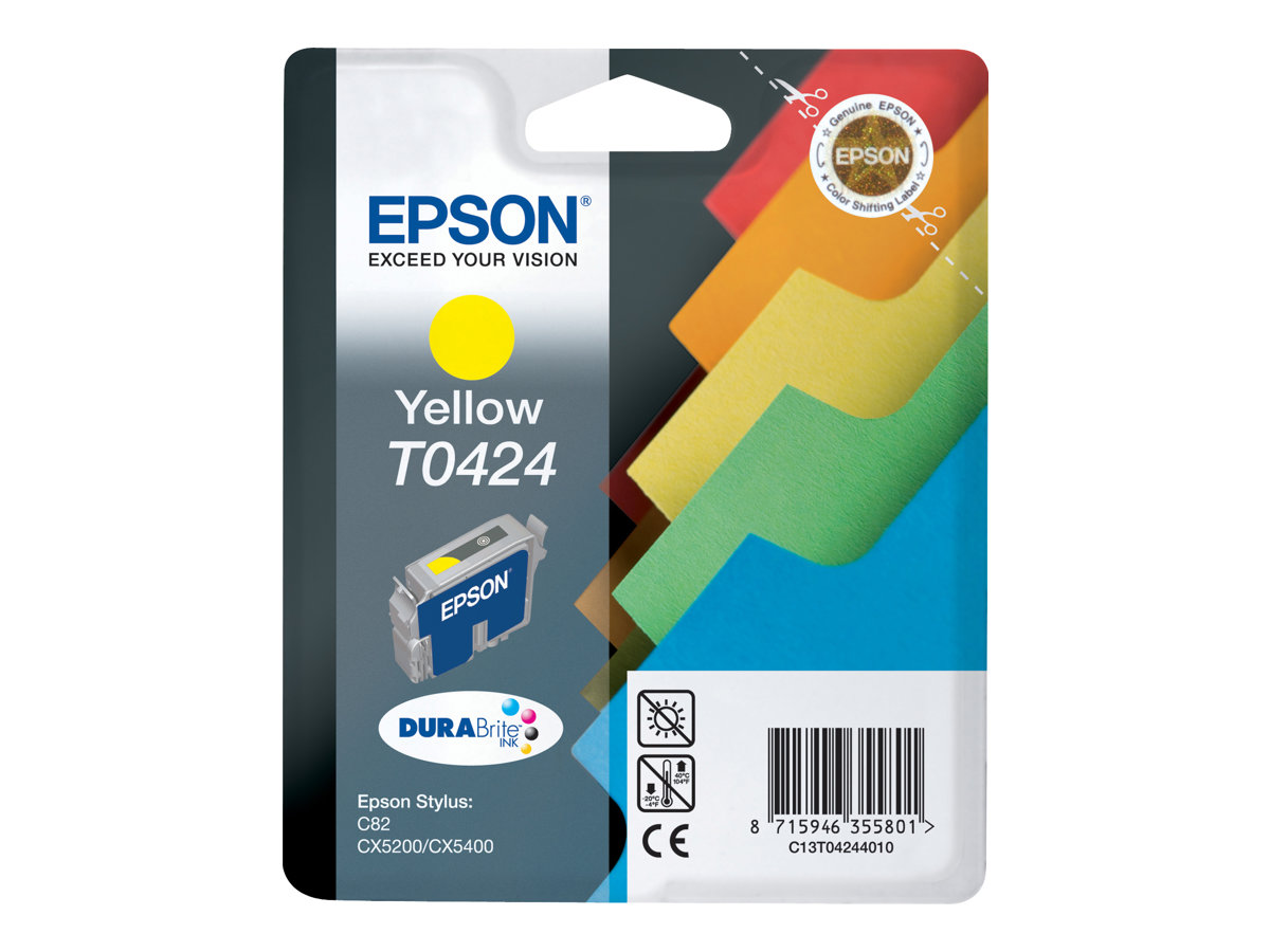 Epson Files Singlepack Yellow T0424