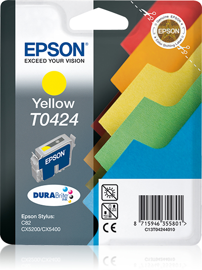 Epson Files Singlepack Yellow T0424