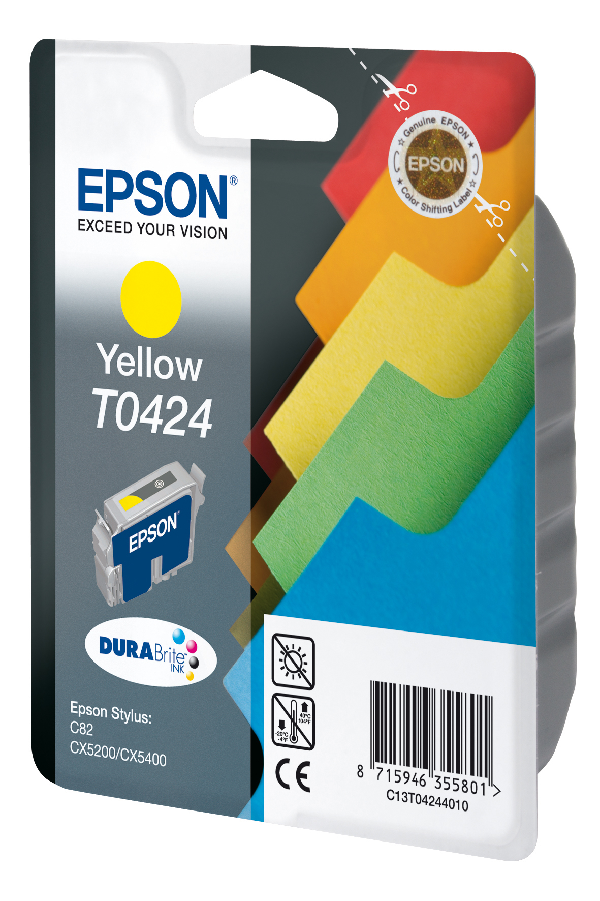Epson Files Singlepack Yellow T0424