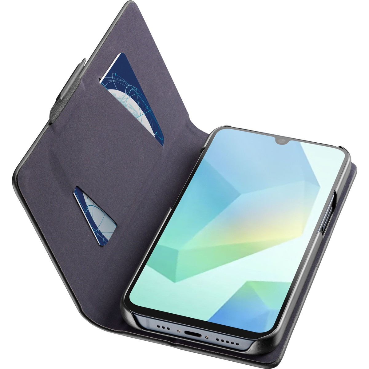 Cellularline Book Case - f�r Samsung A17 5G Black