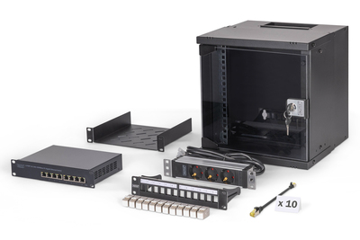 DIGITUS Netzwerk-Set SOHO Pro, 254 mm (10) - 6HE, 315 x 300 mm (B x T)