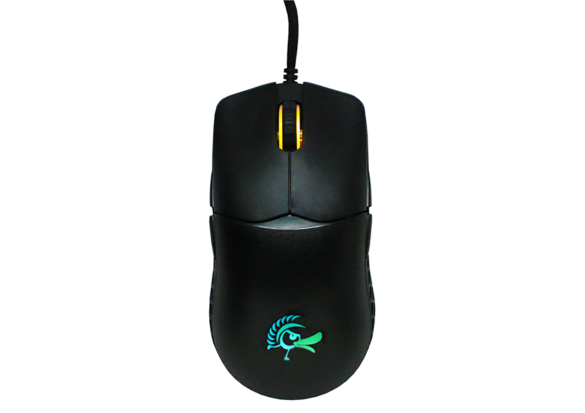 Ducky Feather Blue Edition RGB mouse Ambidextrous USB Type-A Optical 16000 DPI