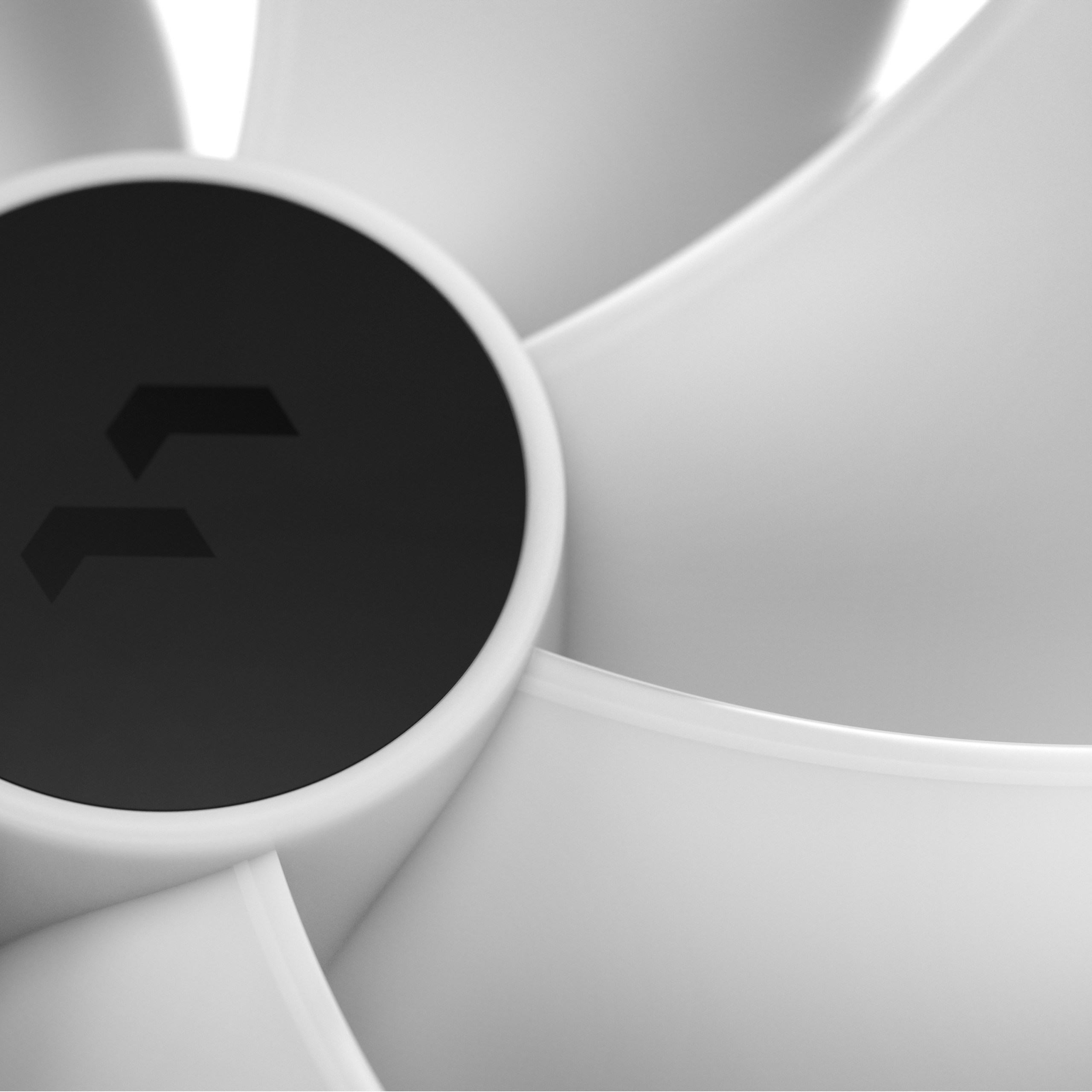 Fractal Design Prisma AL-18 PWM Boitier PC Ventilateur 18 cm Noir, Blanc 1 pi�ce(s)