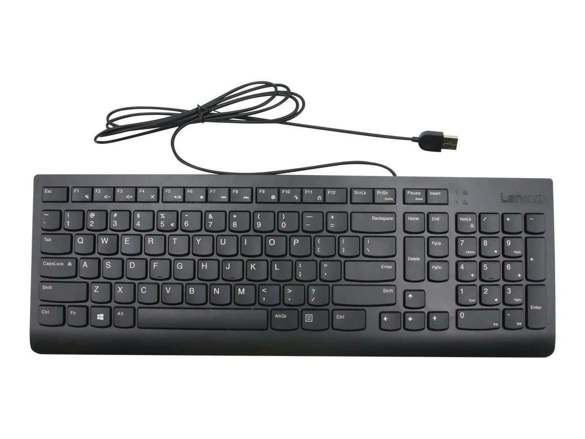 Lenovo USB Calliope clavier Universel QWERTY Anglais Noir