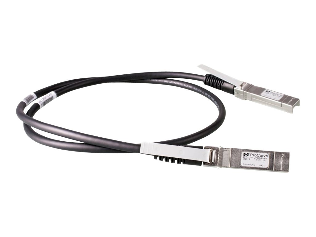 HPE X242 10G SFP+ 1m coaxial cable Direct Attach Copper SFP+ Black