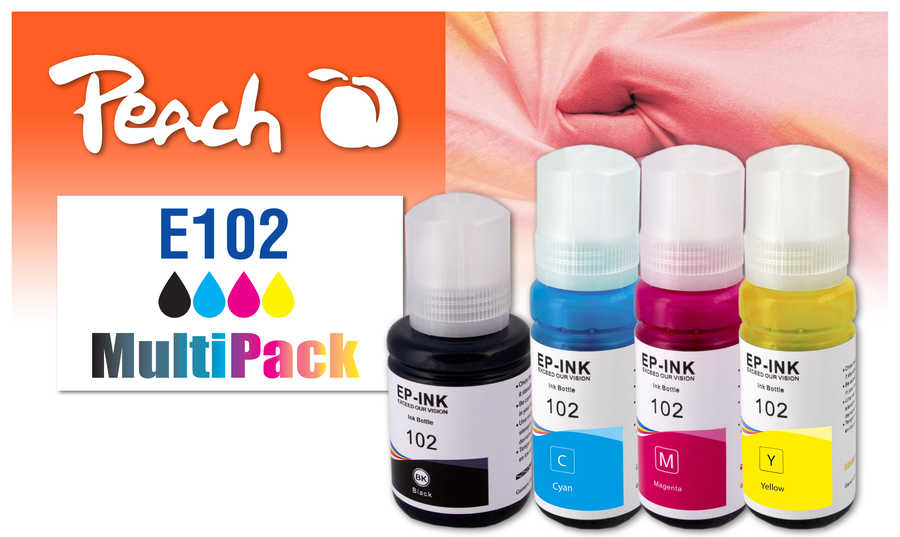 Peach 321328 ink cartridge 4 pc(s) Compatible Standard Yield Black, Cyan, Magenta, Yellow