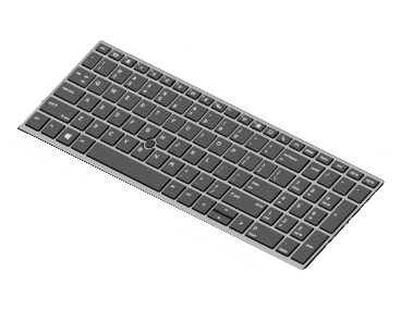 HP Keyboard w/Backlight English U.S. International - Tastatur - QWERTY