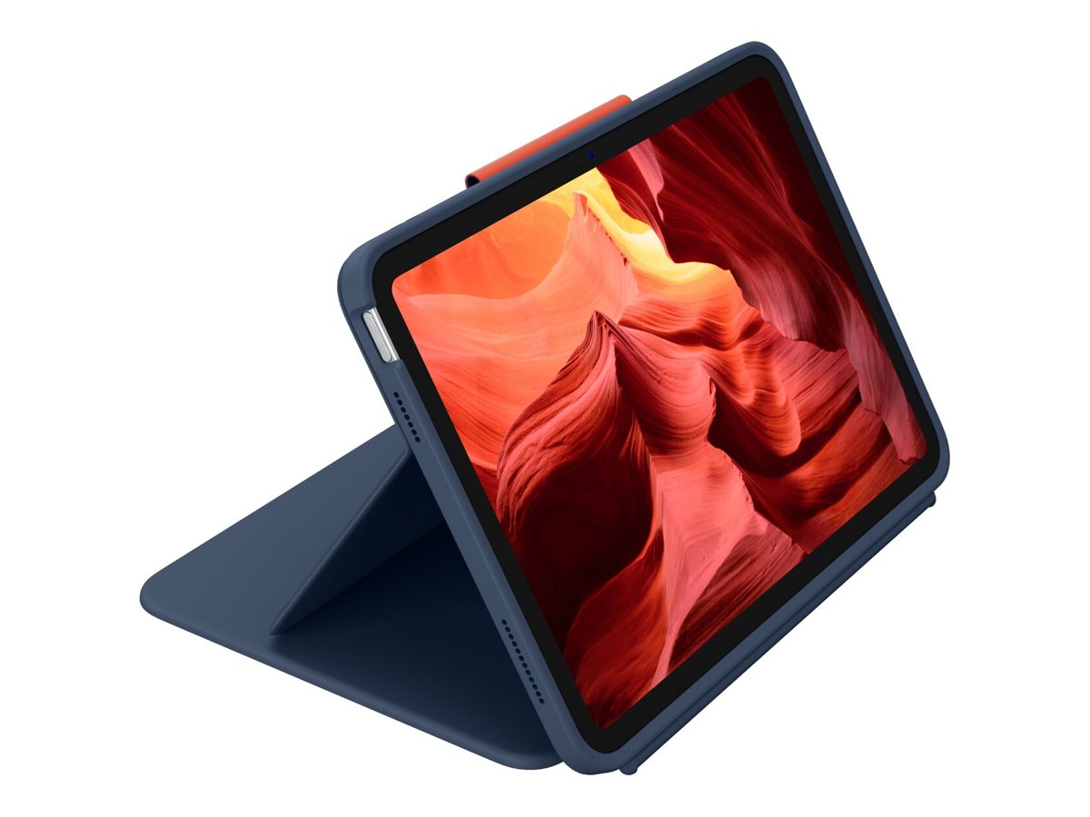 Logitech Rugged Combo 4 - Tastatur und Folioh�lle - Apple Smart connector - Classic Blue - f�r Apple 10.9-inch iPad (10. Generation)