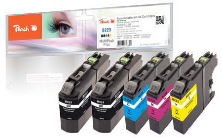 Peach PI500-135 ink cartridge Black, Cyan, Magenta, Yellow