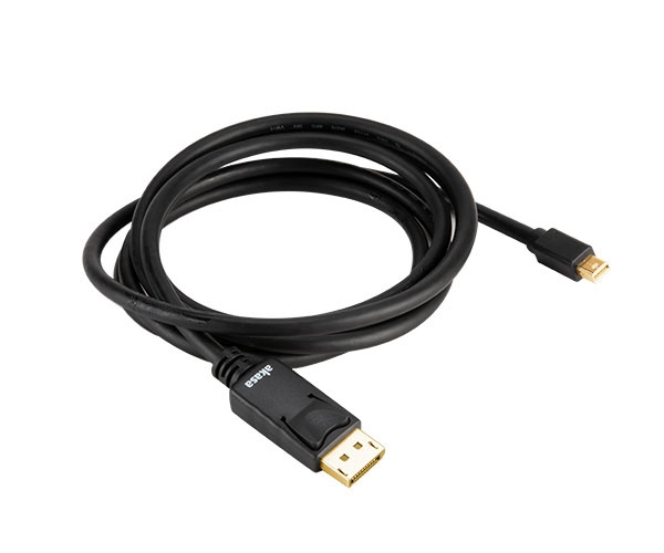 Akasa AK-CBDP22-20BK cable DisplayPort 2 m Mini DisplayPort Negro