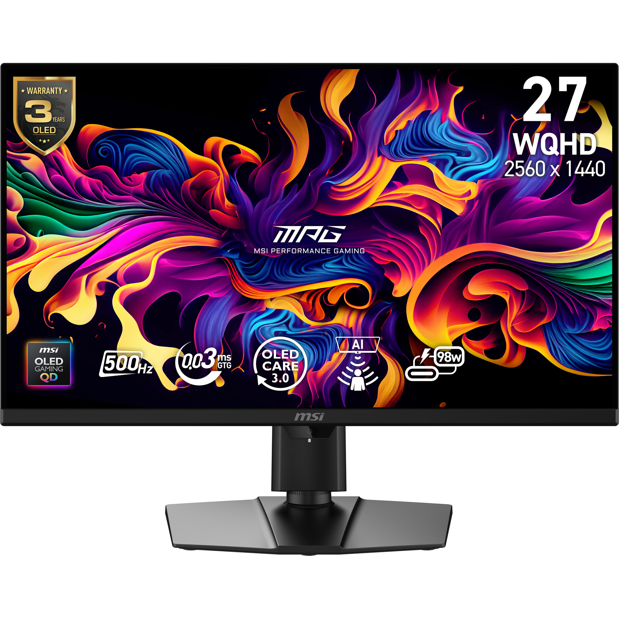 MSI MPG 271QRDE X50 - OLED-Monitor - Gaming - 68.6 cm (27)