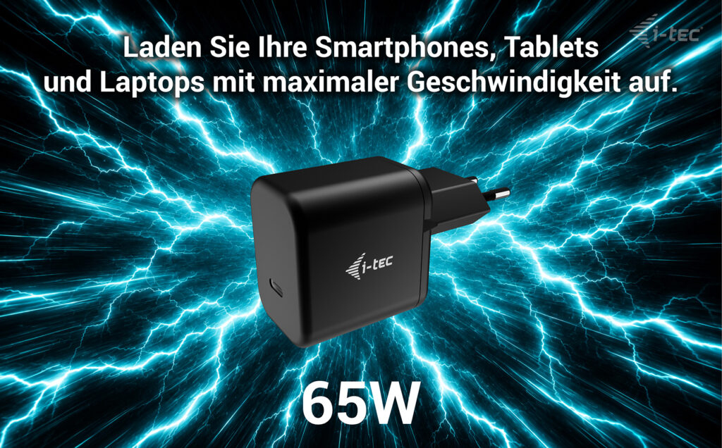 i-tec 65W USB-C GaN Charger