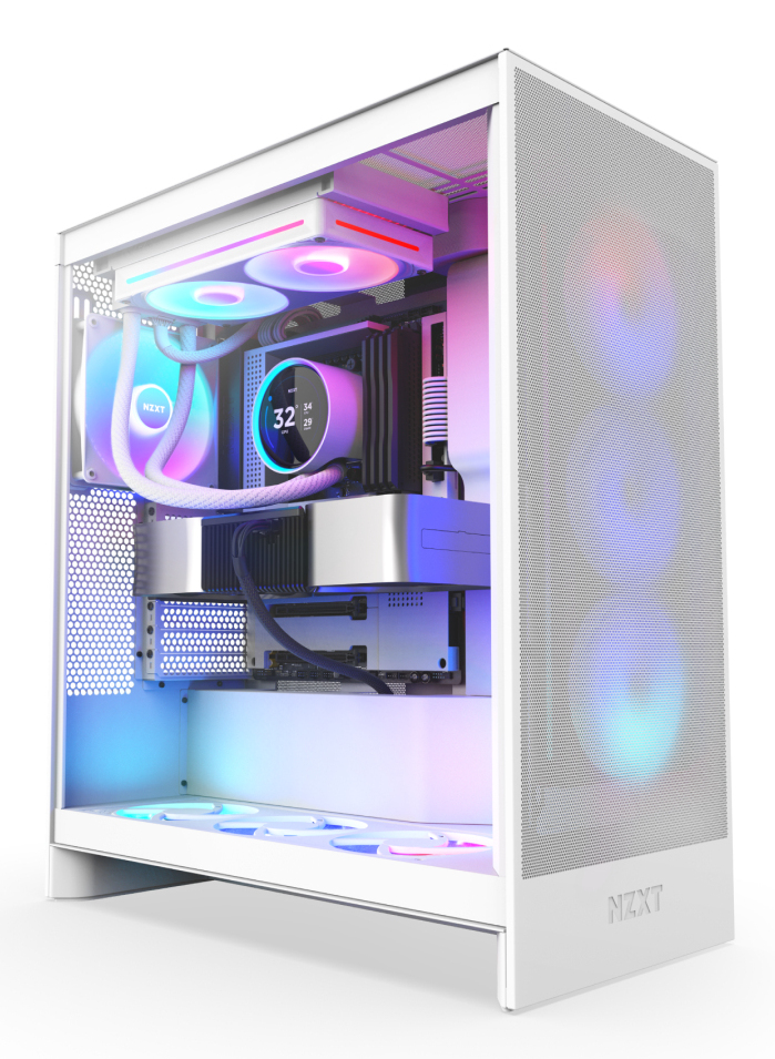 NZXT Kraken Elite 240 RGB Processeur Refroidisseur de liquide tout-en-un 12 cm Blanc 1 pi�ce(s)