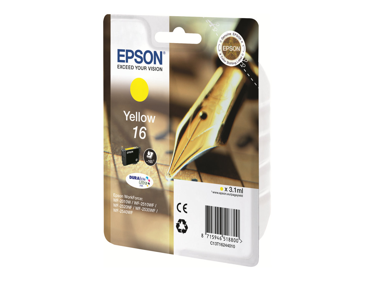 Epson Pen and crossword Singlepack Yellow 16 DURABrite Ultra Ink