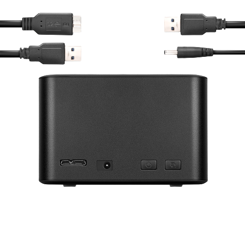 Axagon ADSA-D25 docking station per unit� di archiviazione USB 3.2 Gen 1 (3.1 Gen 1) Type micro-B Nero