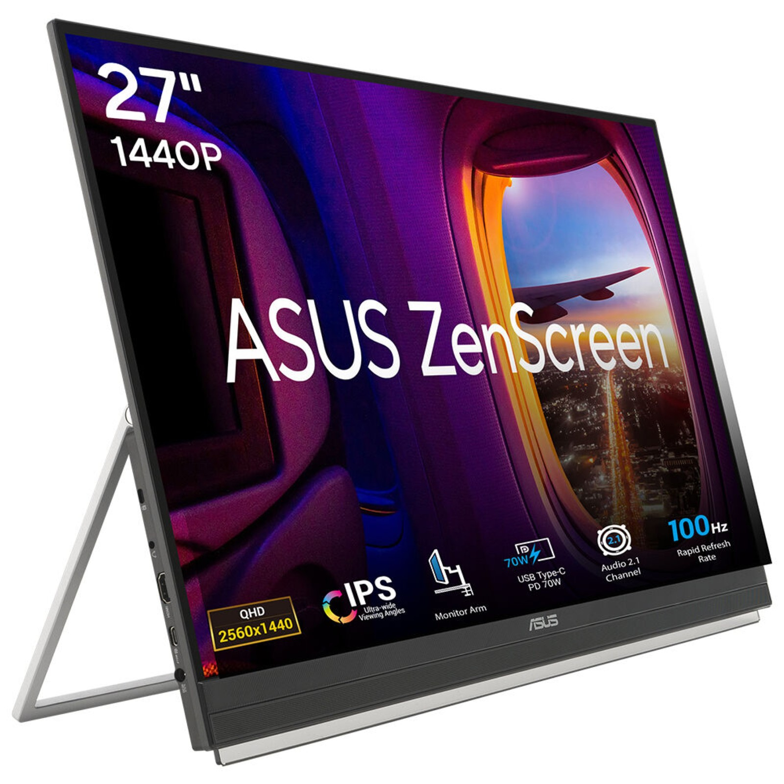 ASUS ZenScreen MB27ACF - LED-Monitor - 68.6 cm (27)