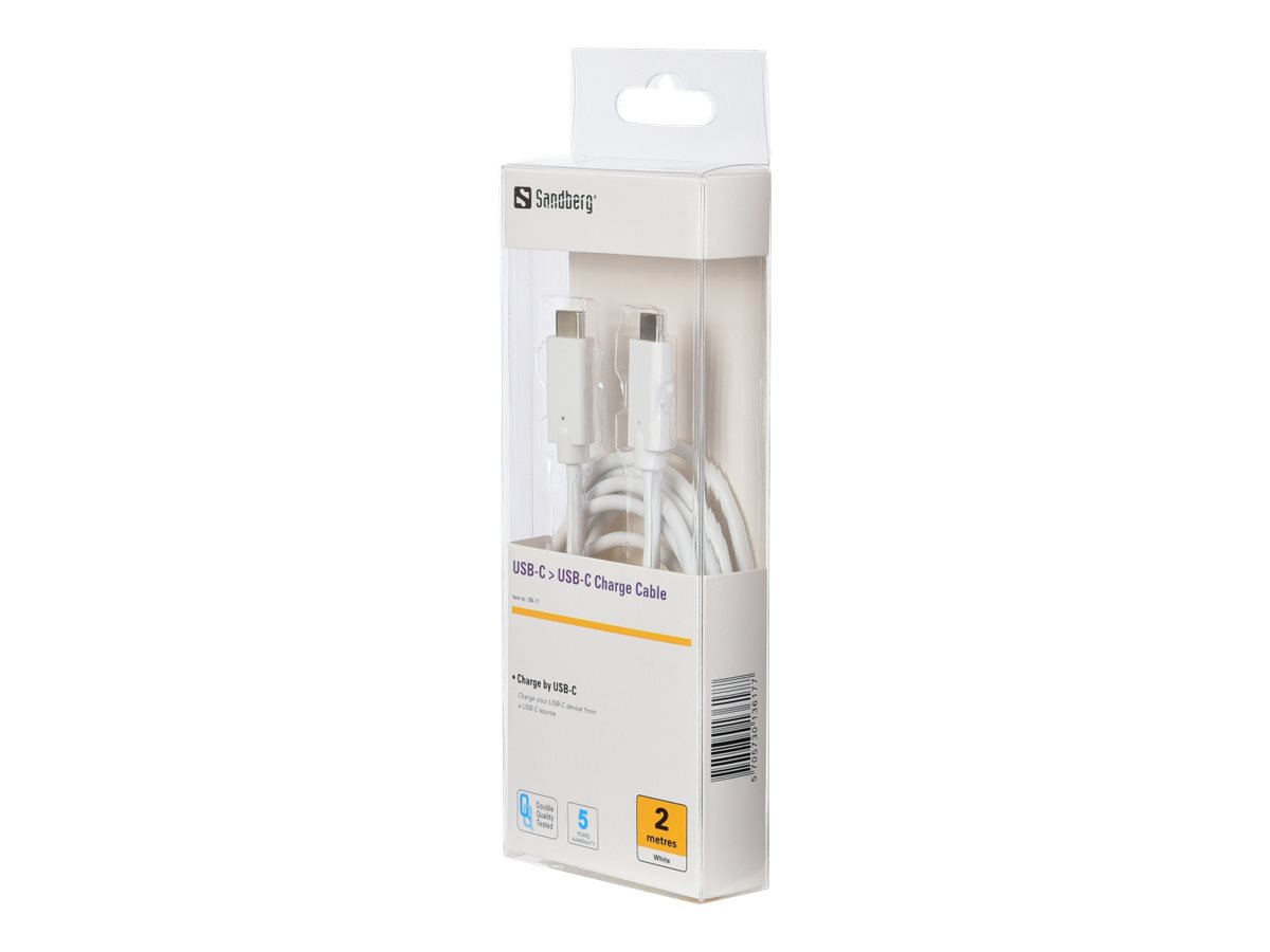 Sandberg USB-C Charge Cable 2M, 65W