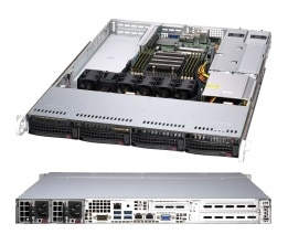 Supermicro A+ Server 1014S-WTRT - Server - Rack-Montage - 1U - 1-Weg - keine CPU - RAM 0 GB - SATA - Hot-Swap 8.9 cm (3.5)
