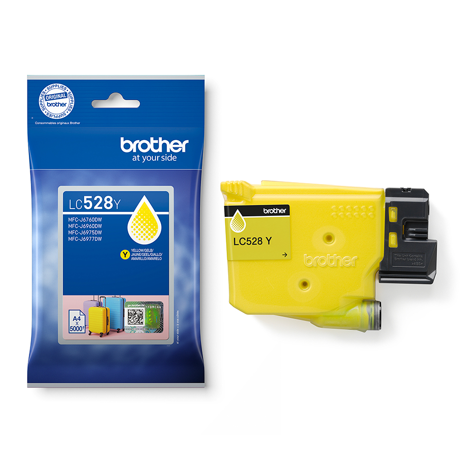 Brother LC528Y cartuccia dinchiostro 1 pz Originale Giallo