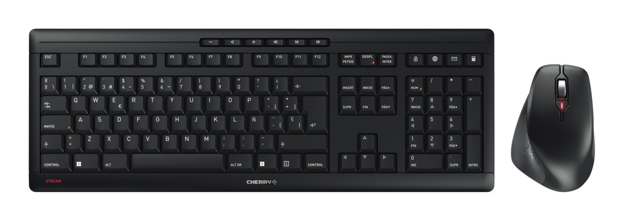 Cherry STREAM DESKTOP COMFORT - Tastatur-und-Maus-Set