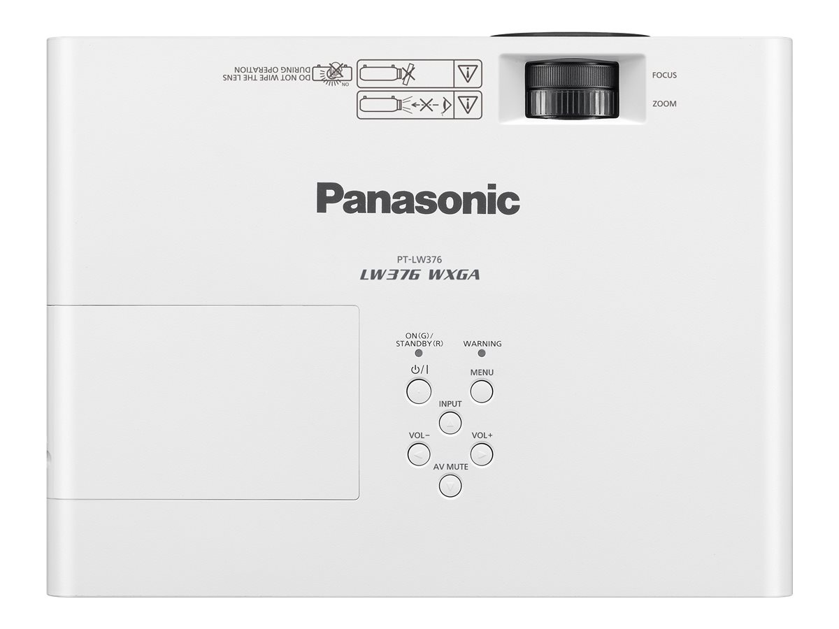 Panasonic PT-LW376 - 3-LCD-Projektor - tragbar - 3600 lm - WXGA (1280 x 800)