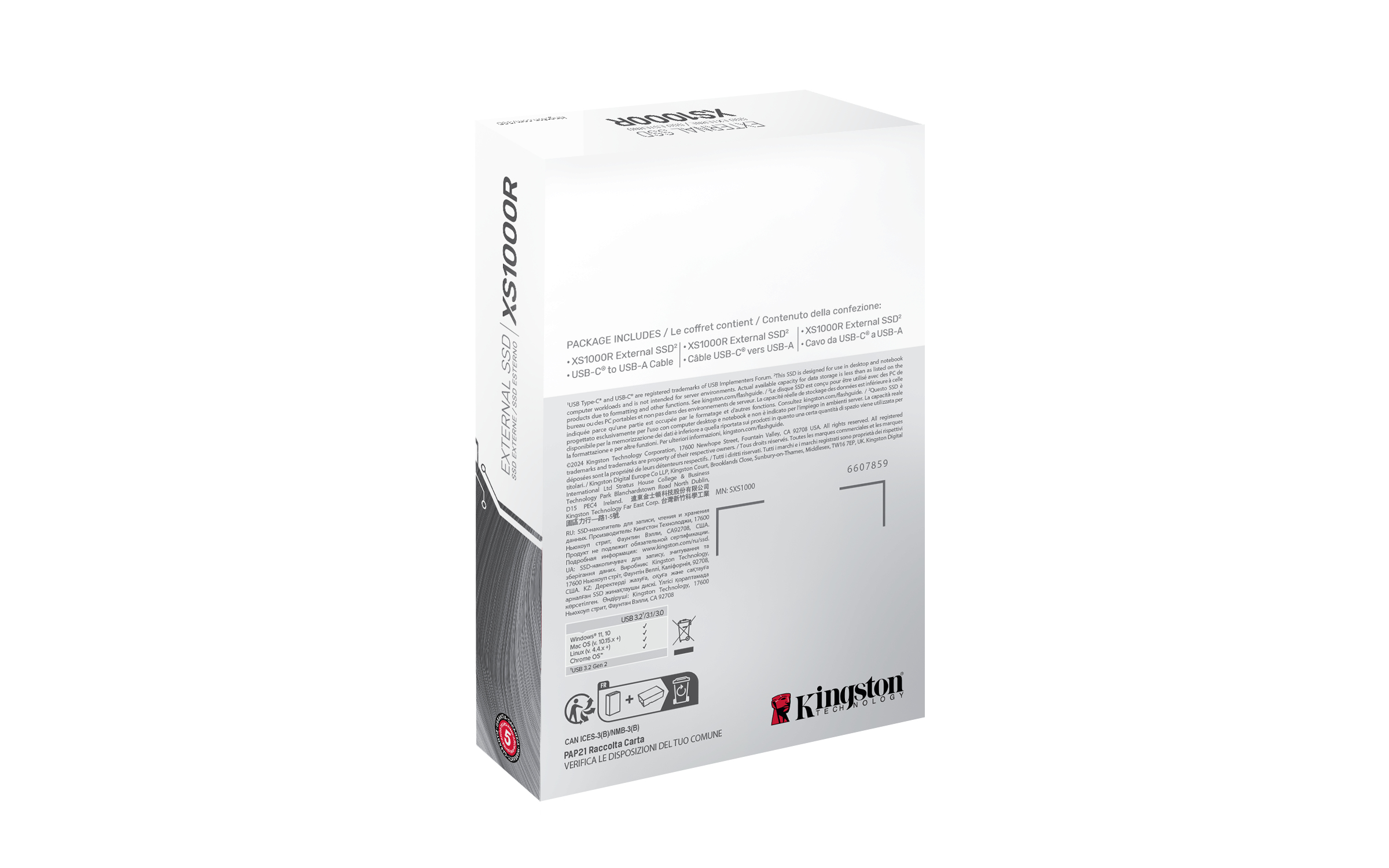 Kingston XS1000 1TB SSD Pocket-Sized USB