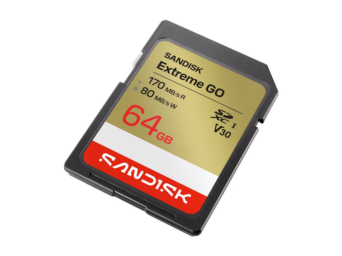 SanDisk Extreme Go - Flash-Speicherkarte - 64