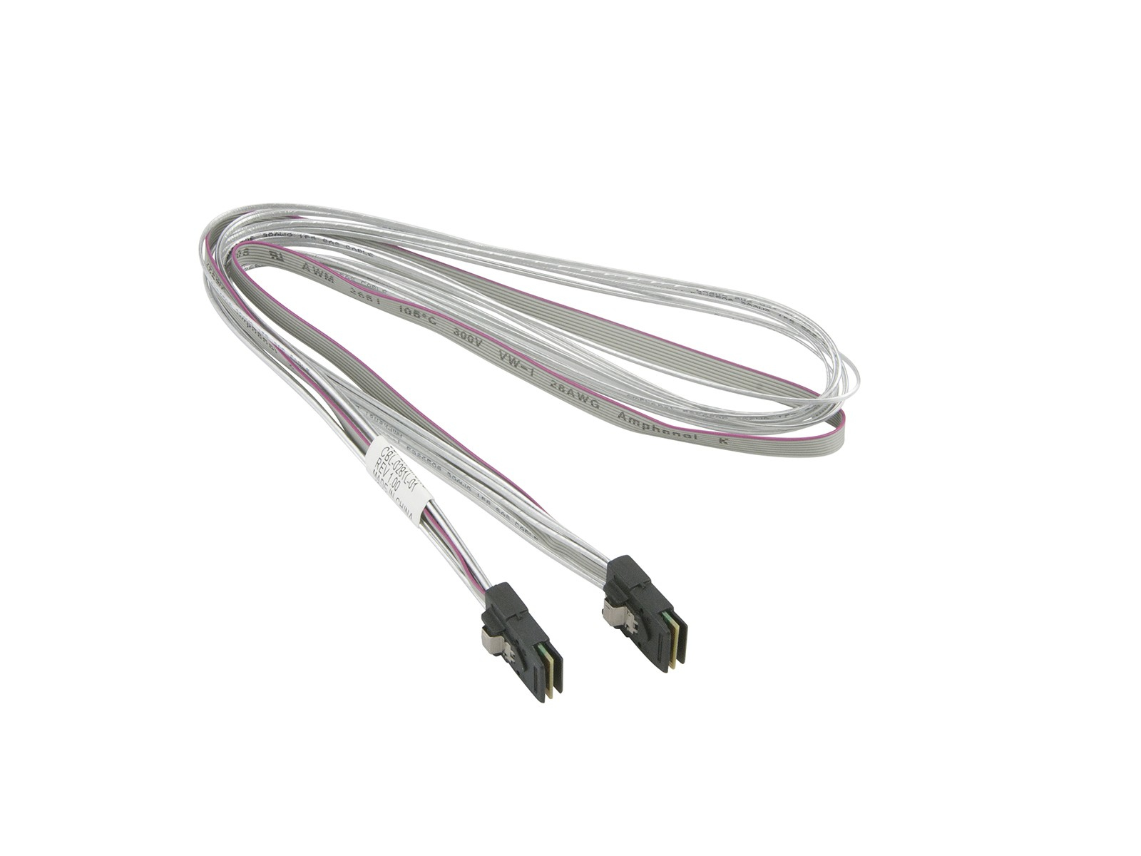 Supermicro Internal MiniSAS 0.75 m 0,75 m Gris, Blanco
