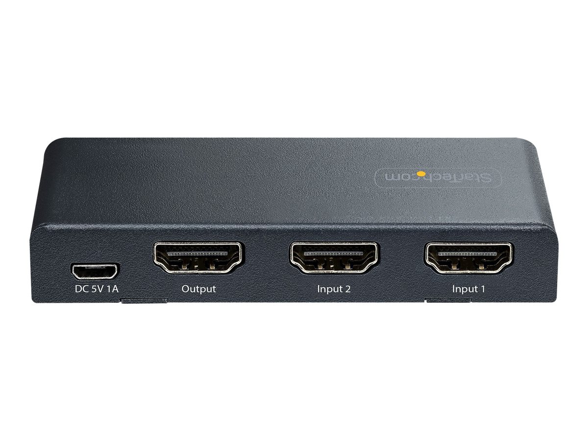 StarTech.com Switch HDMI 8K à 2 Ports - Switch HDMI 2.1 4K 120Hz HDR10+/8K  60Hz UHD - Commutateur HDMI 2 Entrées 1 Sortie - Commutation de Source