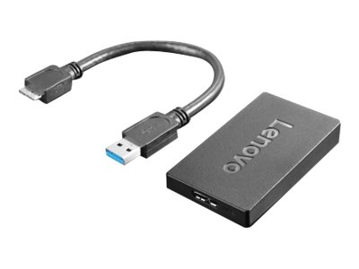 Lenovo 4X90J31021 Adaptador grfico USB 3840 x 2160 Pixeles Negro