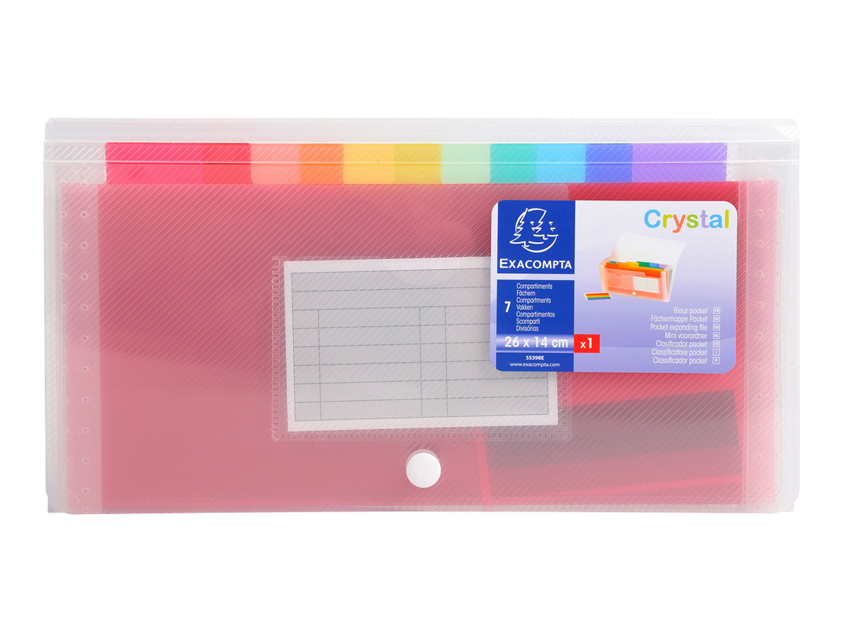 Exacompta Schriftenordner - 6 Fcher - mit Register