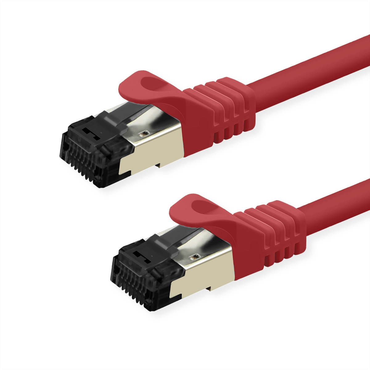 VALUE S/FTP Patchkabel Kat.8.1 LSOH Litze rot - Netzwerk - CAT 8