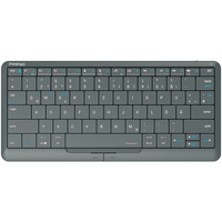 Prestigio Click&Touch 2 keyboard USB + Bluetooth QWERTZ German Black, Silver