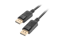 Lanberg CA-DPDP-10CC-0005-BK - 0,5 m - DisplayPort - DisplayPort - Mnnlich - Mnnlich - 3840 x 2160 Pixel