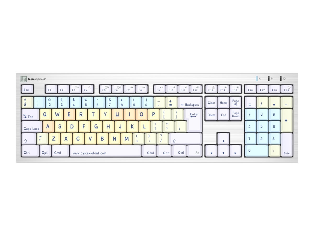 Logickeyboard Dyslexie Keyboard ALBA UK MAC