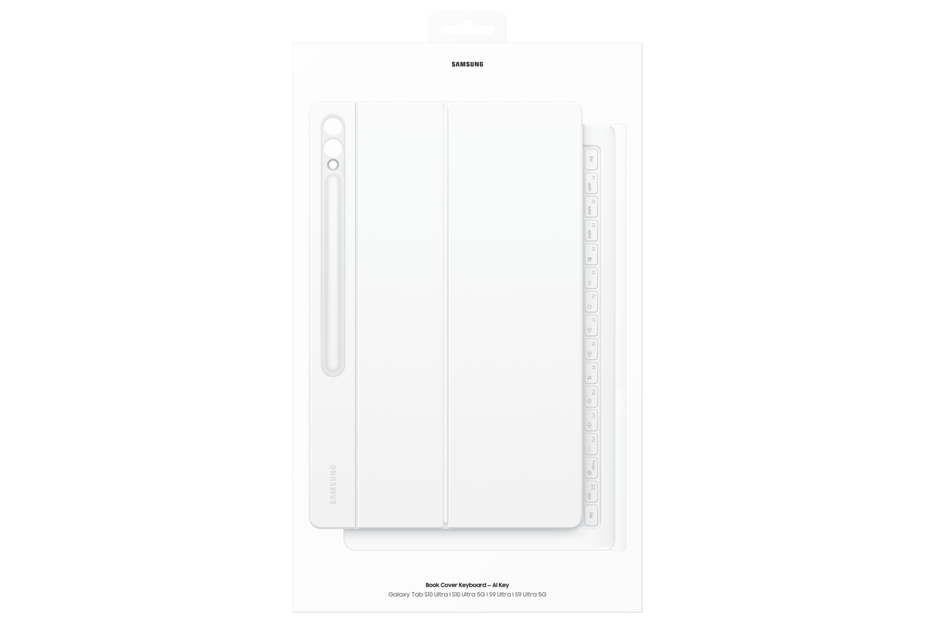 Samsung EF-DX925 QWERTZ Alemn Pogo pin Blanco